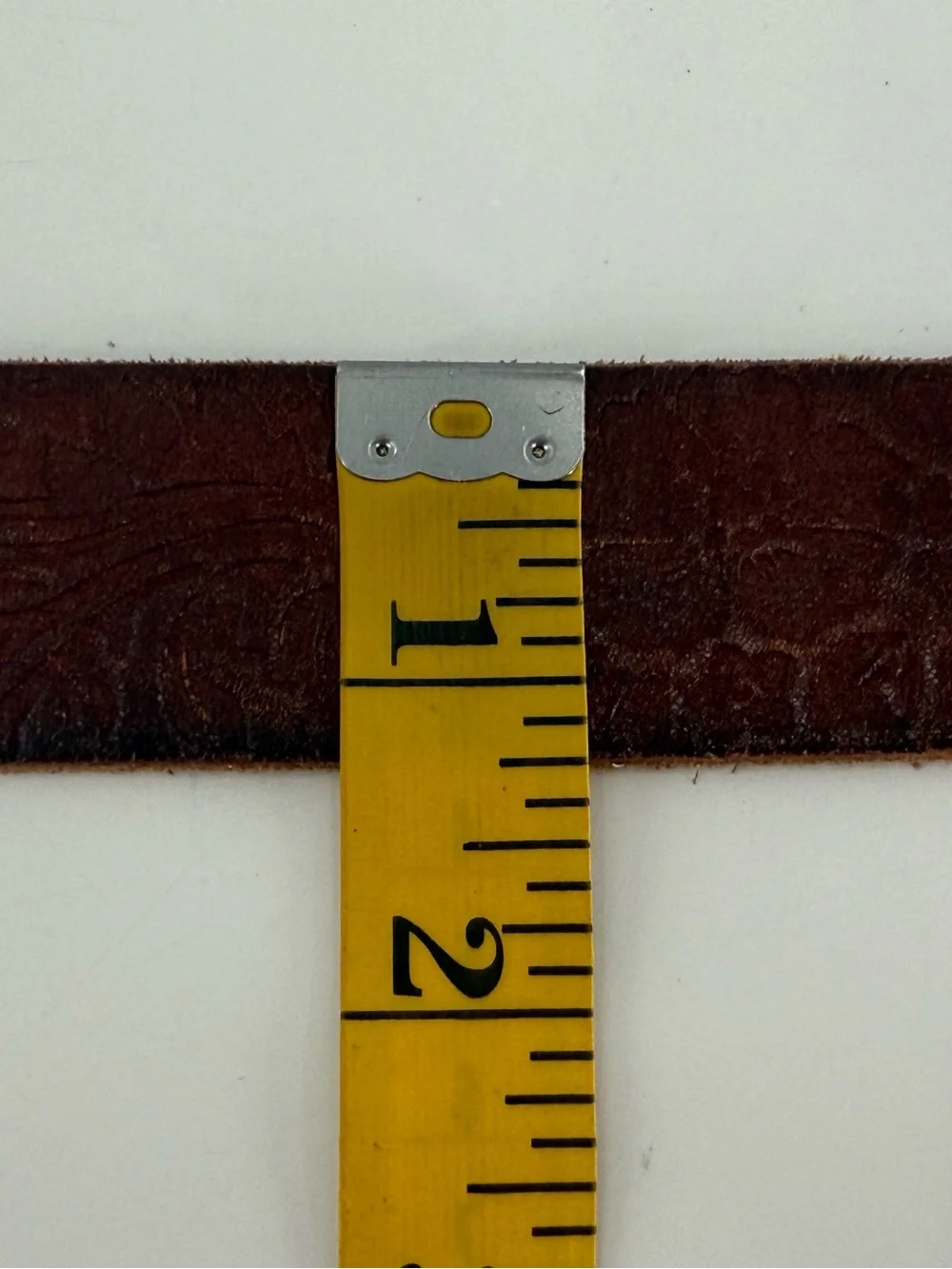 American Eagle Vintage‎ Tooled Boho Bohemian Floral Brown Leather Belt M/L